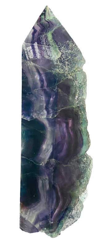 3.1# Fluorite, natural 1 side obelisk