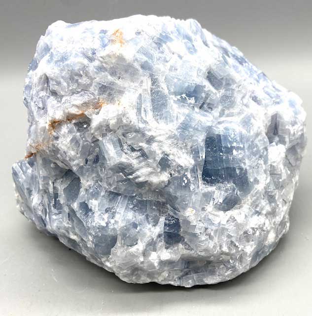 2.5-3.5# Blue Calcite untumbled stones