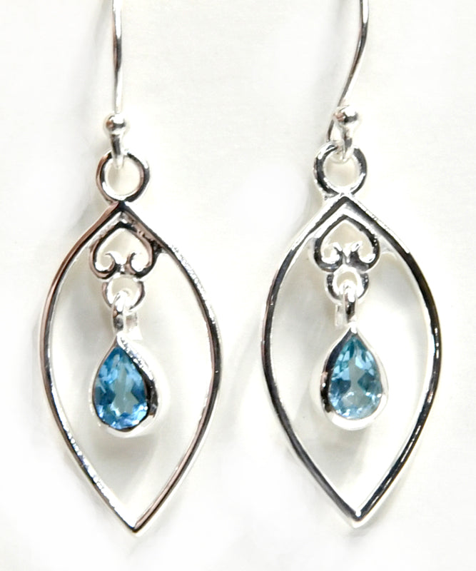 Blue Topaz earrings