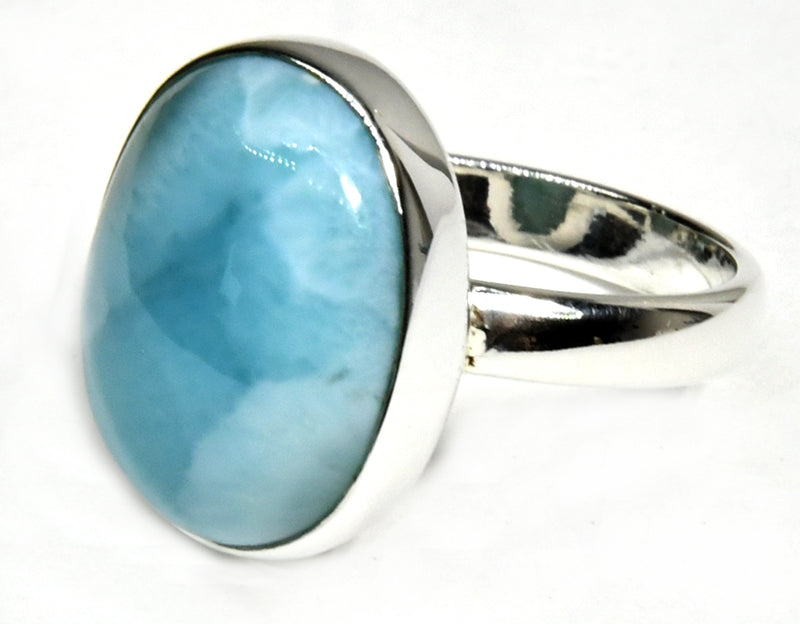size 7 Larimar ring