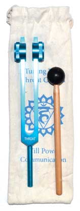 8 1/2" Throat (light blue) tuning fork