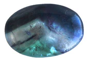 Fluorite palm stone