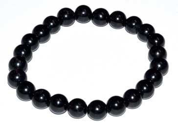 8mm Tourmaline, Black