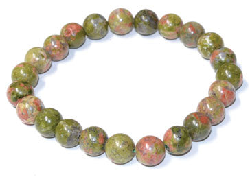 8mm Unakite bracelet