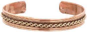 Copper Link  bracelet