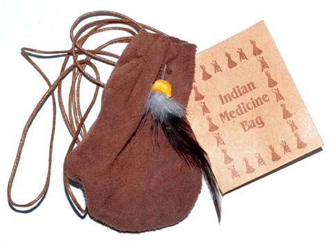 3" Medicine Dream bag Brown