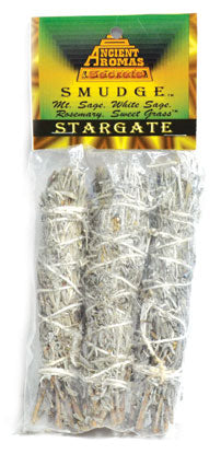 Stargate smudge 3pk 4"