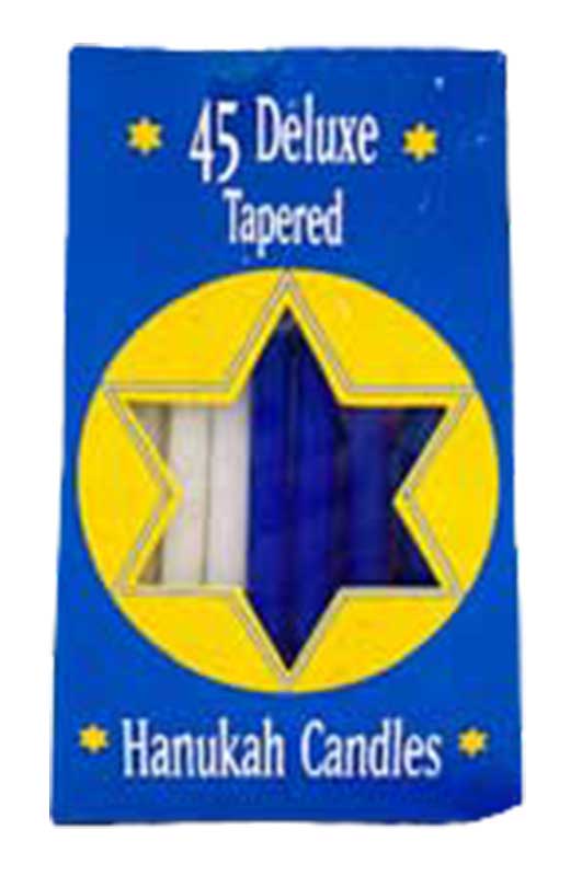 Assorted Hanukah candle 45pk