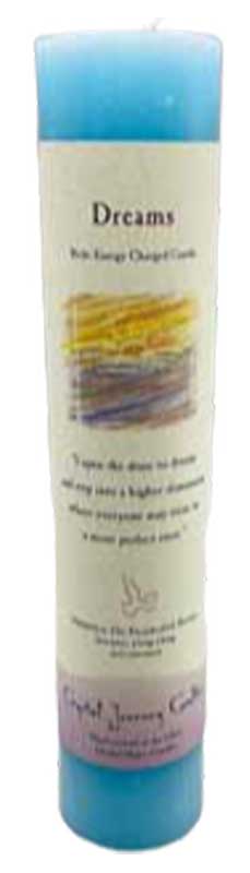 Dreams Reiki Charged Pillar candle