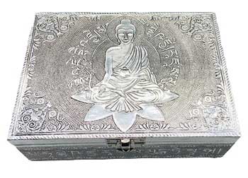 5"x7" metal Medicine Buddha