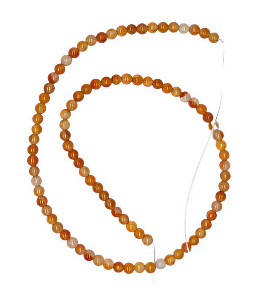 4mm  Carnelian beads