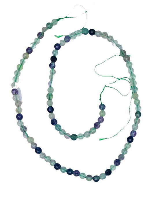 4mm  Rainbow Flourite beads