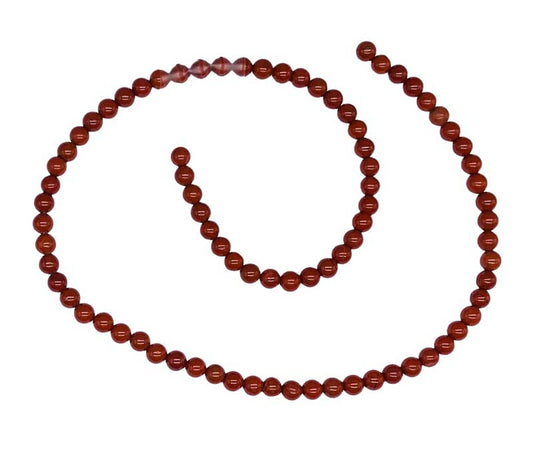 4mm  Red Jasper beads