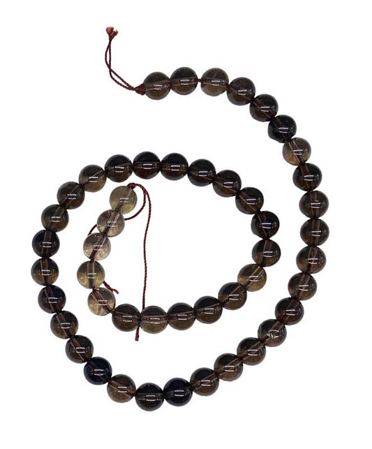 8mm Smoky Quartz beads