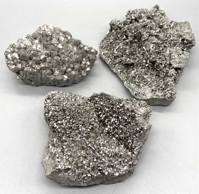 ~4.5# Crystal druse silver