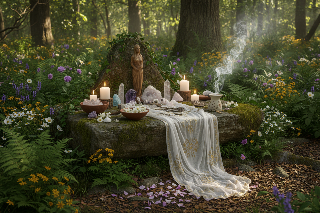 goddess altar nature