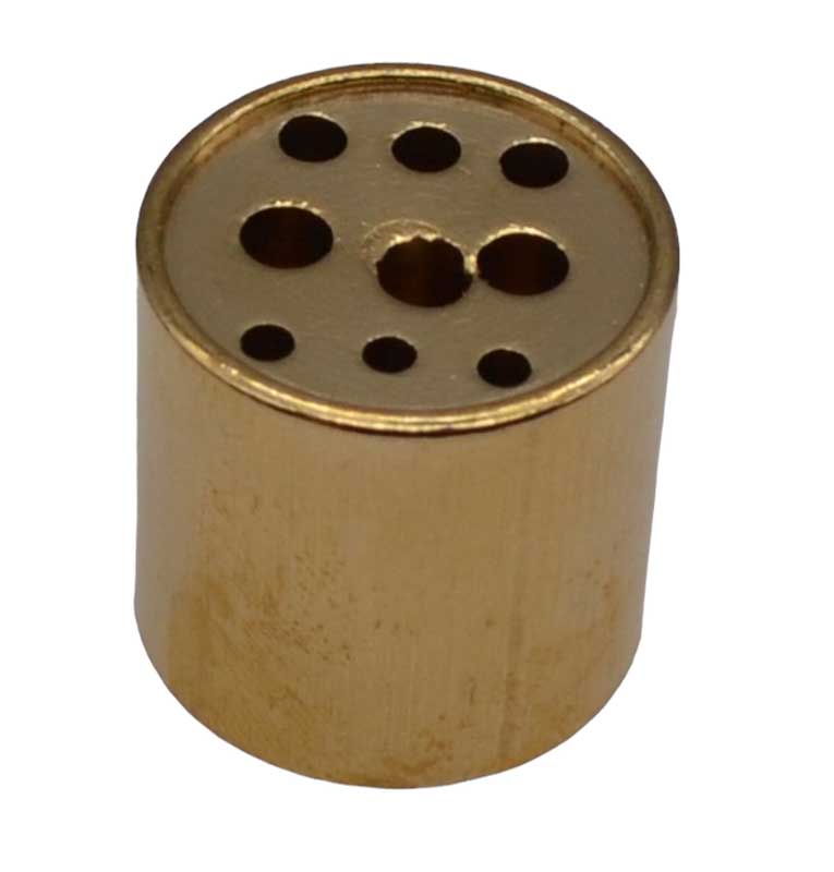 3/4" brass holder  9 holes