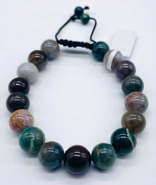 10mm Jasper, Fancy bracelet