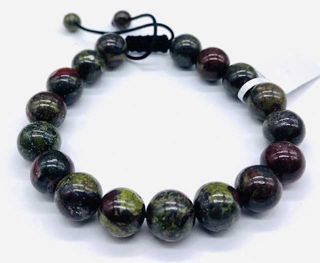 10mm Jasper, Dragon Blood bracelet