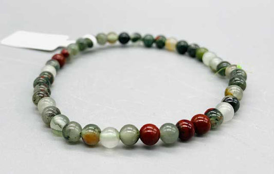 4mm Bloodstone bracelet