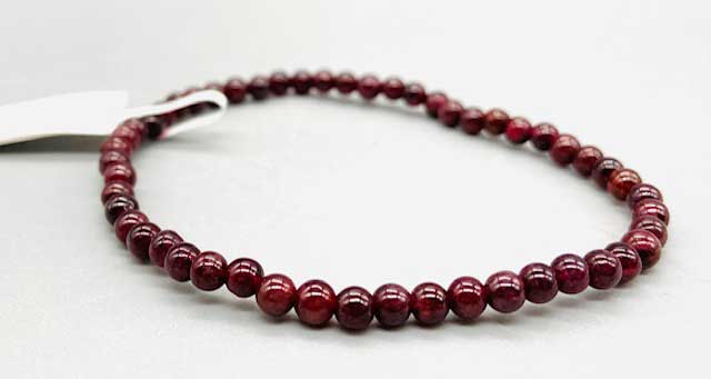 4mm Garnet bracelet