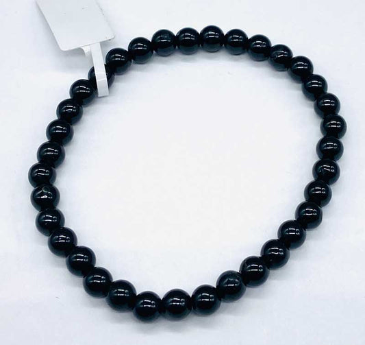 5mm Tourmaline, Black bracelet