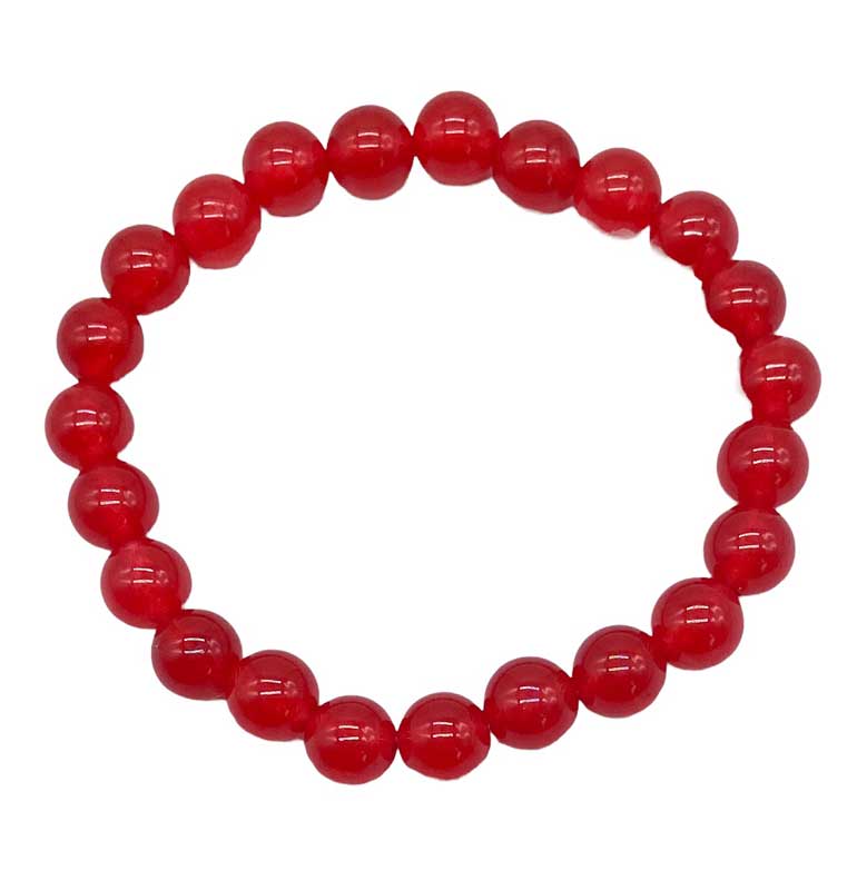 8mm Red Jade bracelet