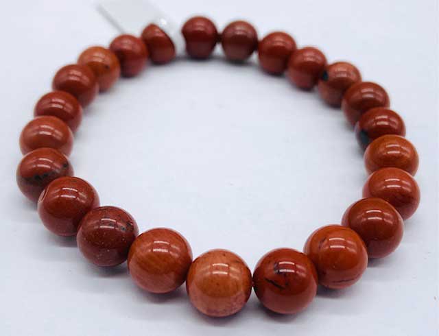 8mm Jasper, Red bracelet