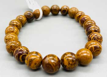 8mm Jasper, Arabic bracelet