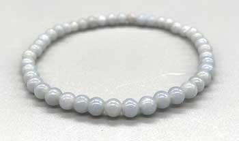 4mm Angelite stretch bracelet