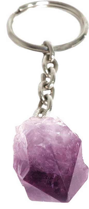 Amethyst keychain