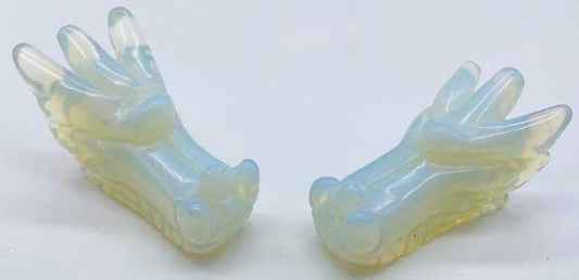 (set of 2) 1 3/4" Dragon's Head Opalite